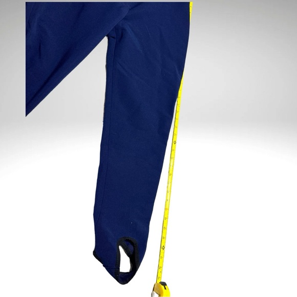 OBERMEYER SPORT STIRRUP WOOL BLEND COBALT BLUE SKI SNOW PANTS - Size 8R - Picture 8 of 14